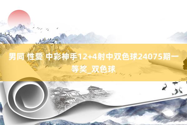 男同 性愛 中彩神手12+4射中双色球24075期一等奖_双色球