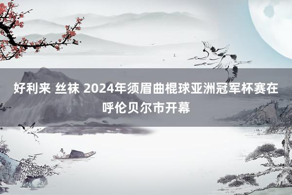 好利来 丝袜 2024年须眉曲棍球亚洲冠军杯赛在呼伦贝尔市开幕