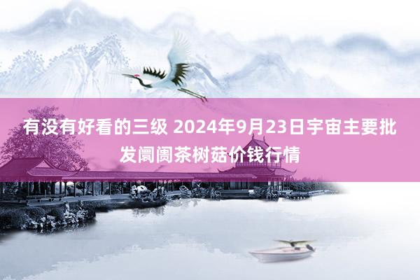 有没有好看的三级 2024年9月23日宇宙主要批发阛阓茶树菇价钱行情