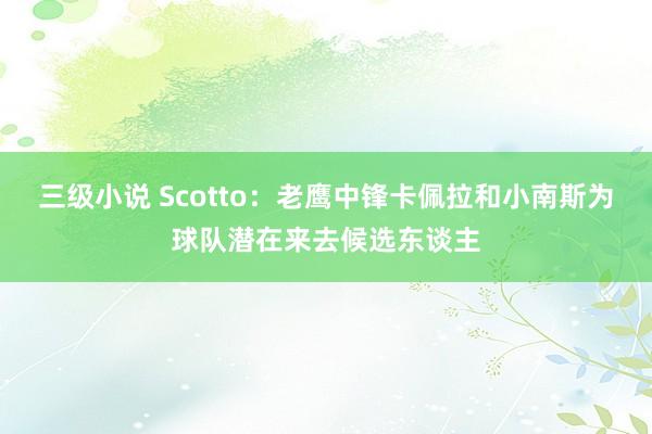 三级小说 Scotto：老鹰中锋卡佩拉和小南斯为球队潜在来去候选东谈主