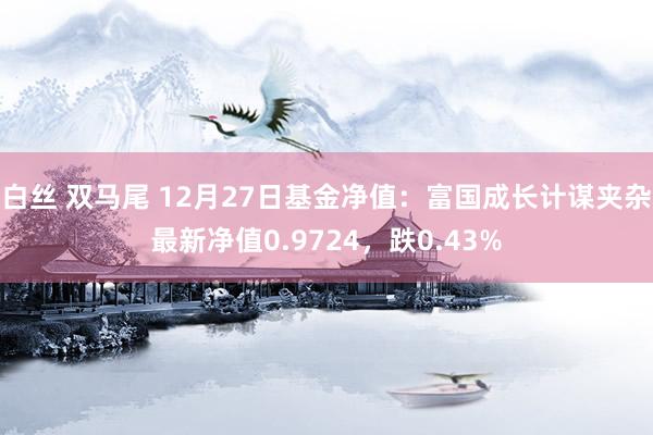 白丝 双马尾 12月27日基金净值：富国成长计谋夹杂最新净值0.9724，跌0.43%